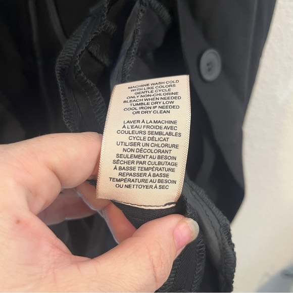 NEW Philosophy black size xsmall black blazer button front - Picture 5 of 9